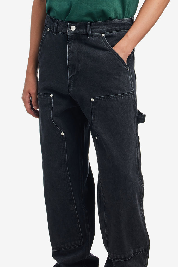 DOUBLE KNEE CARTOON DENIM PANTS - WORKSOUT WORLDWIDE