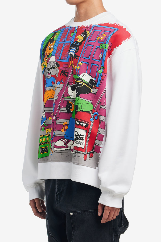 BLOCK PARTY CREWNECK SWEATER - WORKSOUT WORLDWIDE