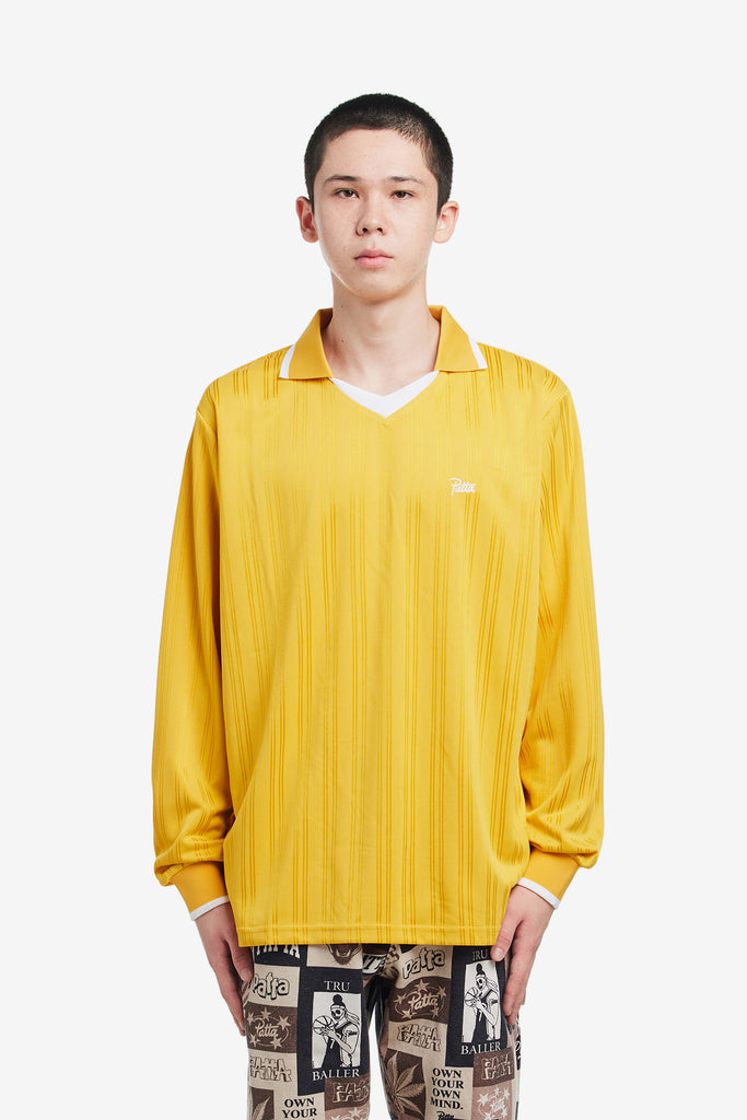 JACQUARD STRIPED LONG SLEEVE JERSEY - WORKSOUT WORLDWIDE