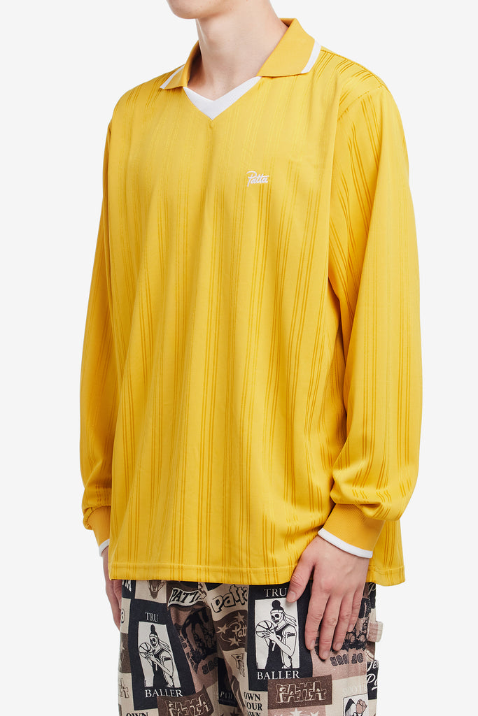 JACQUARD STRIPED LONG SLEEVE JERSEY - WORKSOUT WORLDWIDE