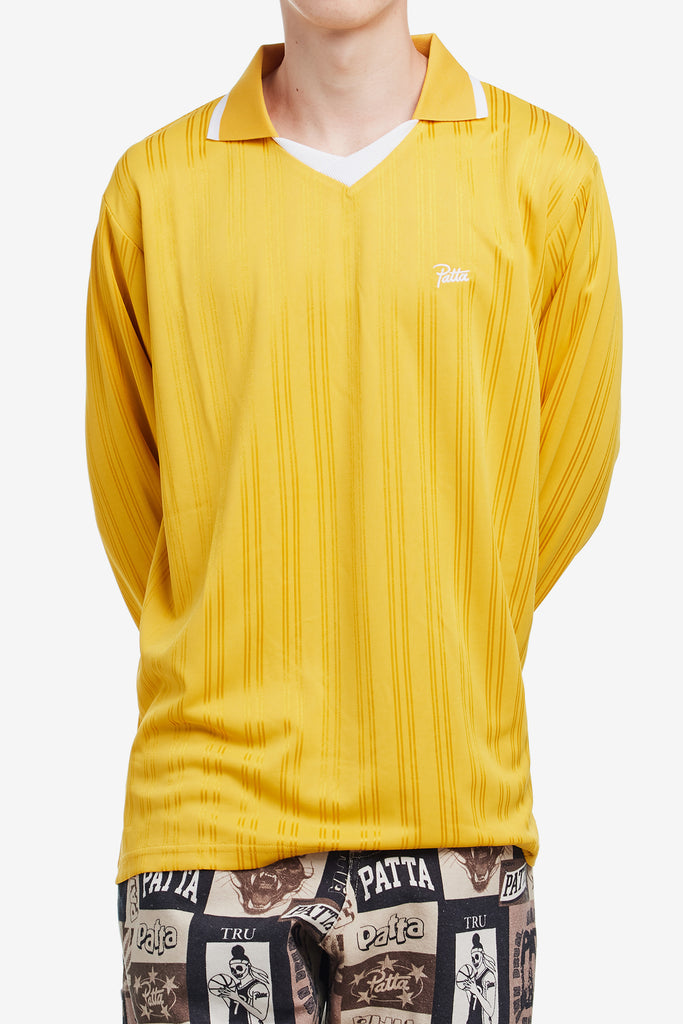 JACQUARD STRIPED LONG SLEEVE JERSEY - WORKSOUT WORLDWIDE