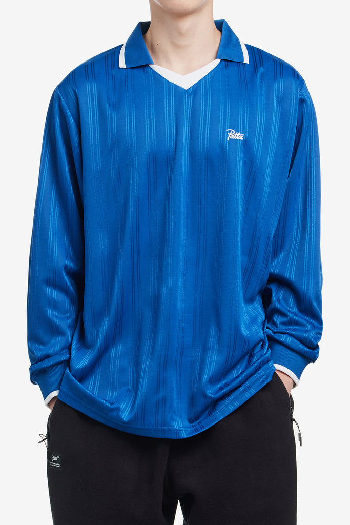 JACQUARD STRIPED LONG SLEEVE JERSEY - WORKSOUT WORLDWIDE