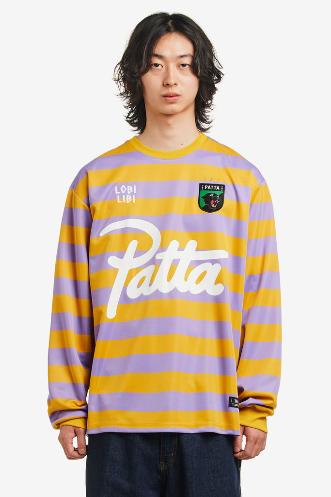 STRIPED LONGSLEEVE FOOTBALL JERSEY - WORKSOUT WORLDWIDE