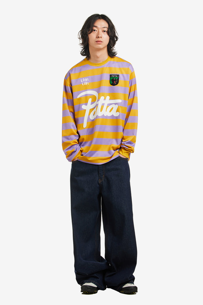 STRIPED LONGSLEEVE FOOTBALL JERSEY - WORKSOUT WORLDWIDE