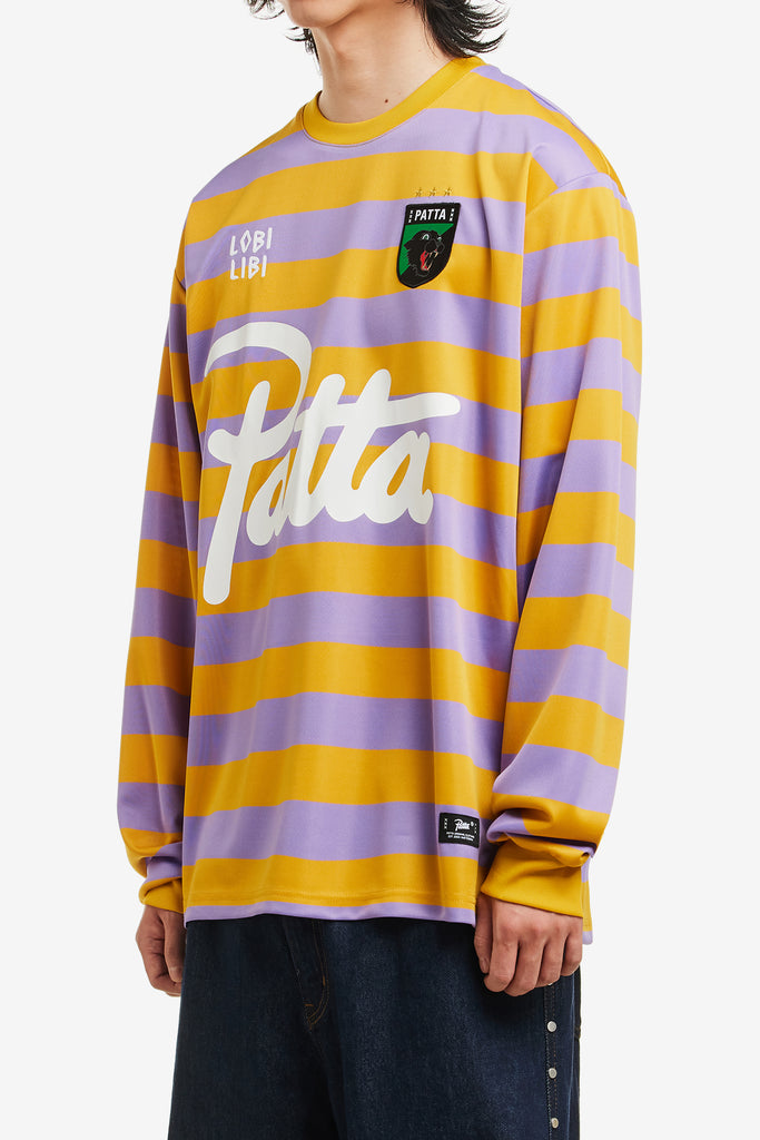 STRIPED LONGSLEEVE FOOTBALL JERSEY - WORKSOUT WORLDWIDE