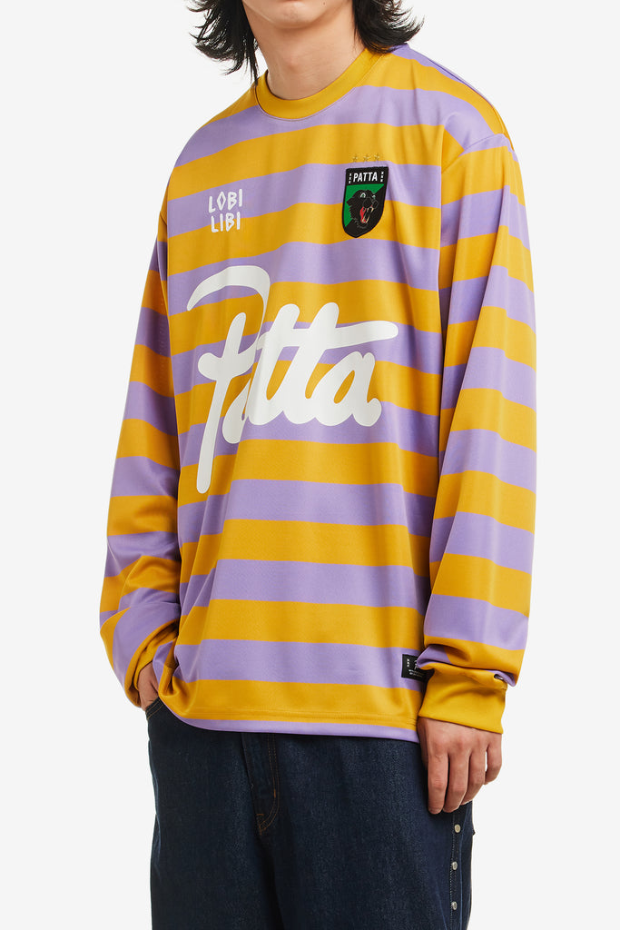 STRIPED LONGSLEEVE FOOTBALL JERSEY - WORKSOUT WORLDWIDE