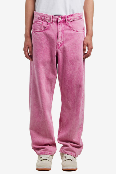ACID WASH FUCHSIA PURPLE DENIM PANTS