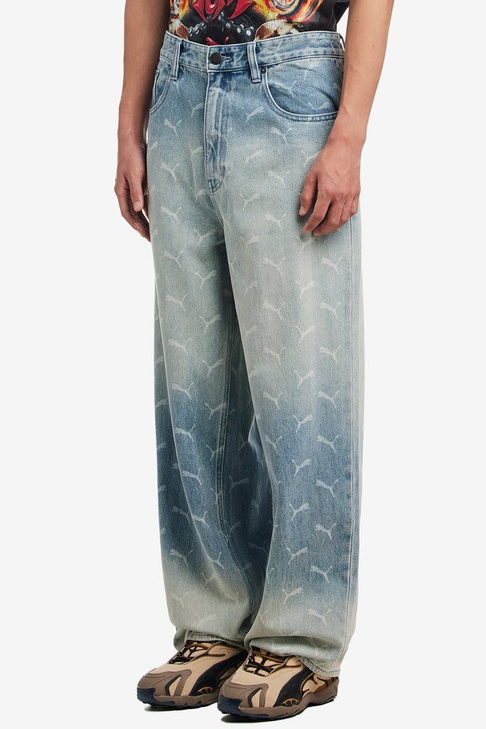 X A$AP ROCKY LASER MONOGRAM DENIM - WORKSOUT WORLDWIDE