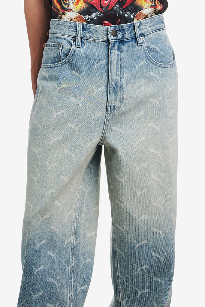 X A$AP ROCKY LASER MONOGRAM DENIM - WORKSOUT WORLDWIDE