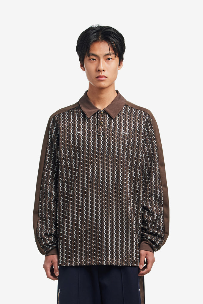 X JJJJOUND T7 LONGSLEEVE POLO - WORKSOUT WORLDWIDE