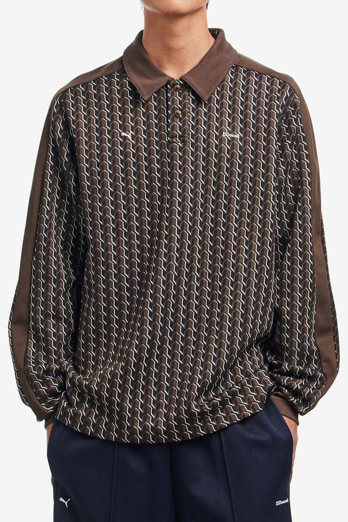 X JJJJOUND T7 LONGSLEEVE POLO - WORKSOUT WORLDWIDE