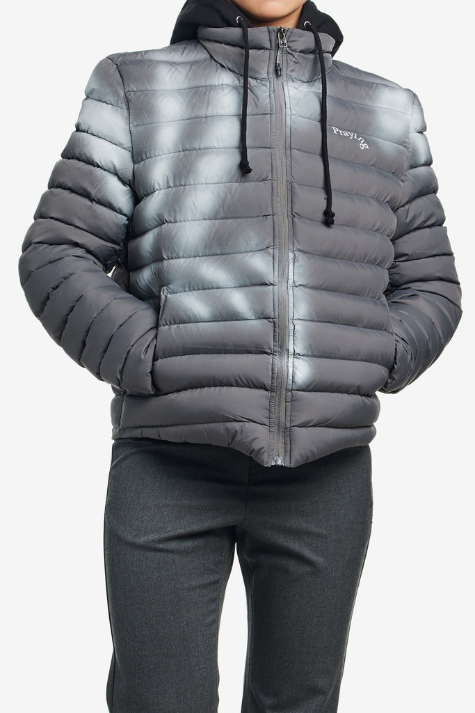 PUFFER HOODIE JACKET - WORKSOUT WORLDWIDE