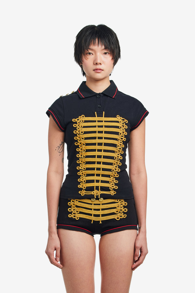 MARCHING BAND WOMENS POLO - WORKSOUT WORLDWIDE