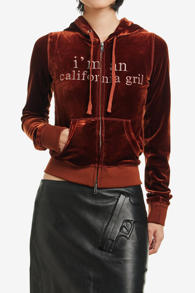 CALIFORNIAN GRIL HOODIE - WORKSOUT WORLDWIDE