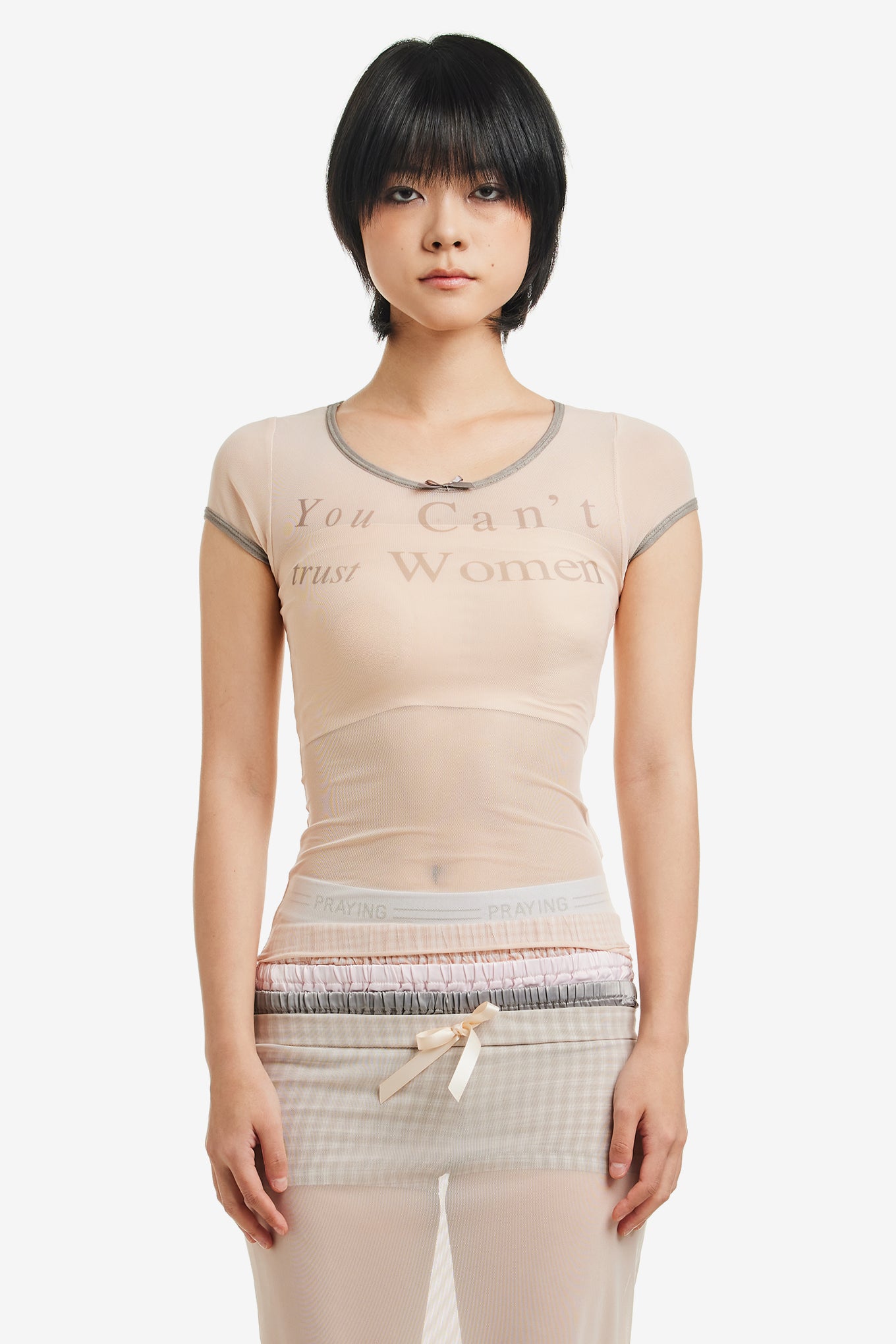 CAN'T TRUST WOMEN SHEER TOP– WORKSOUT WORLDWIDE