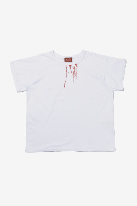 BLOOD NECKLINE MENS TEE