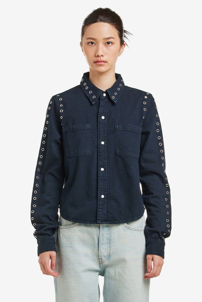 SLIM DENIM SHIRT - WORKSOUT WORLDWIDE