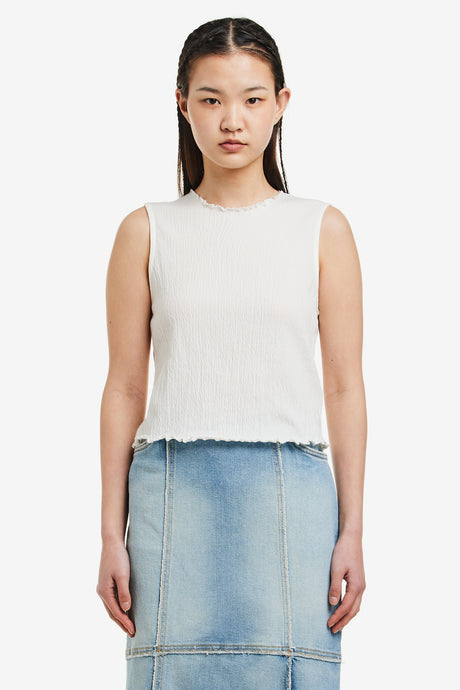 CRINKLE HIGH NECK TANK