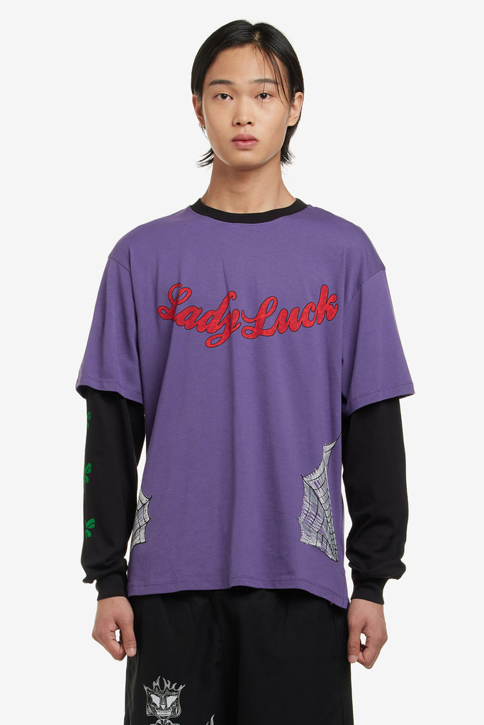 LADY LUCK LONG SLEEVE TEE SHIRT - WORKSOUT WORLDWIDE