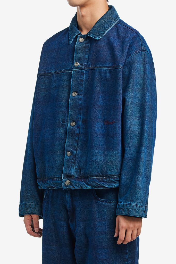 ALLOVER PRINTED DENIM JACKET - WORKSOUT WORLDWIDE
