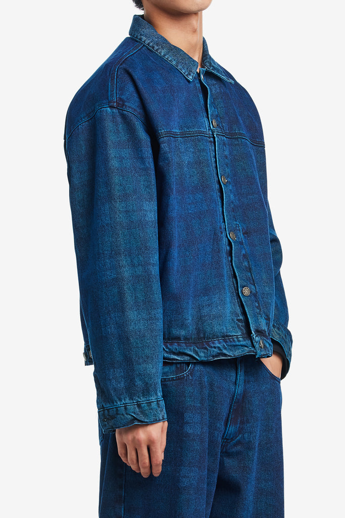 ALLOVER PRINTED DENIM JACKET - WORKSOUT WORLDWIDE