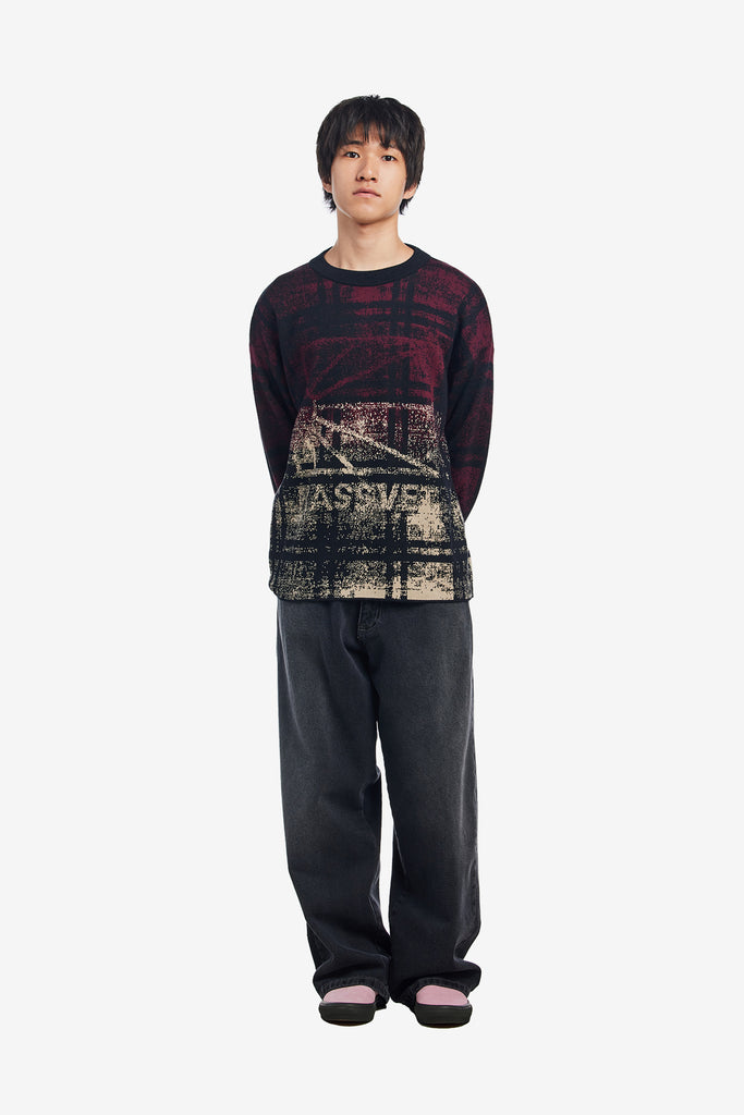 LOGO KNIT SWEATER - WORKSOUT WORLDWIDE