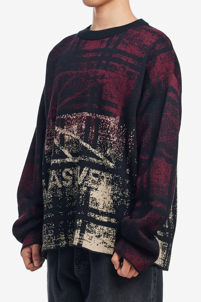 LOGO KNIT SWEATER - WORKSOUT WORLDWIDE