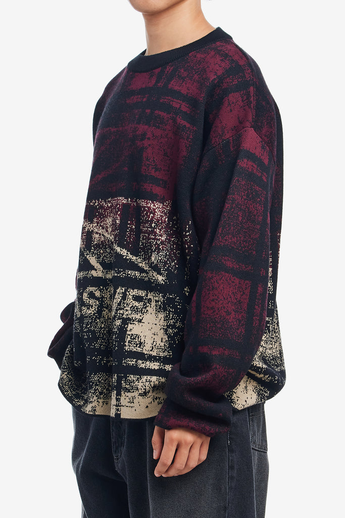 LOGO KNIT SWEATER - WORKSOUT WORLDWIDE