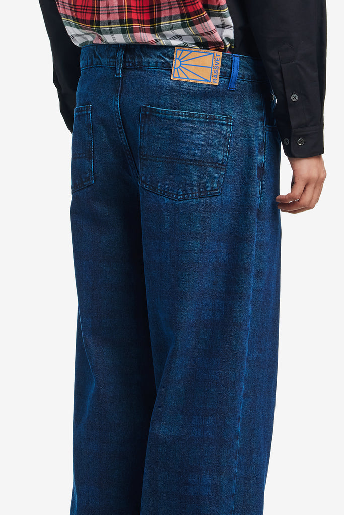 ALLOVER PRINT BAGGY DENIM PANTS - WORKSOUT WORLDWIDE