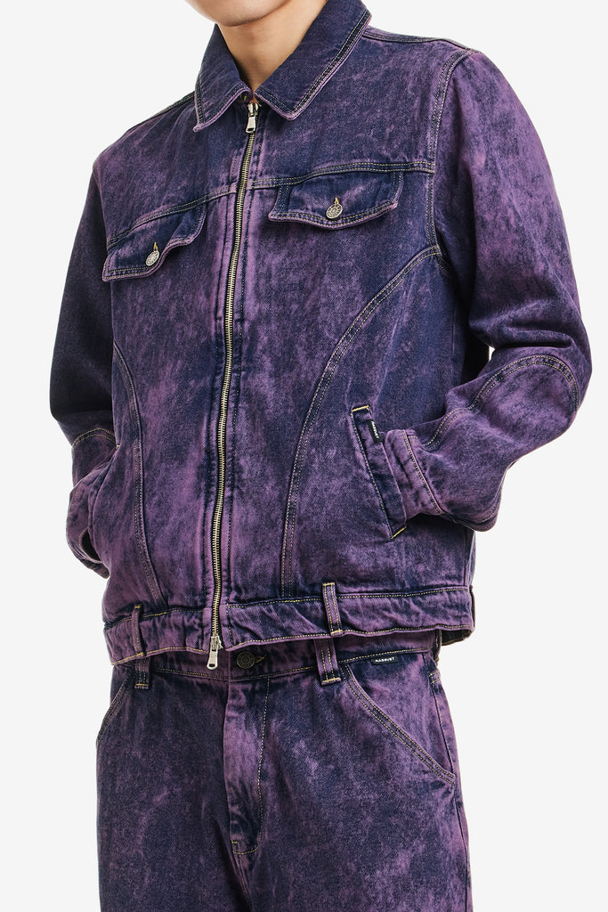 ZIP DENIM JACKET - WORKSOUT WORLDWIDE