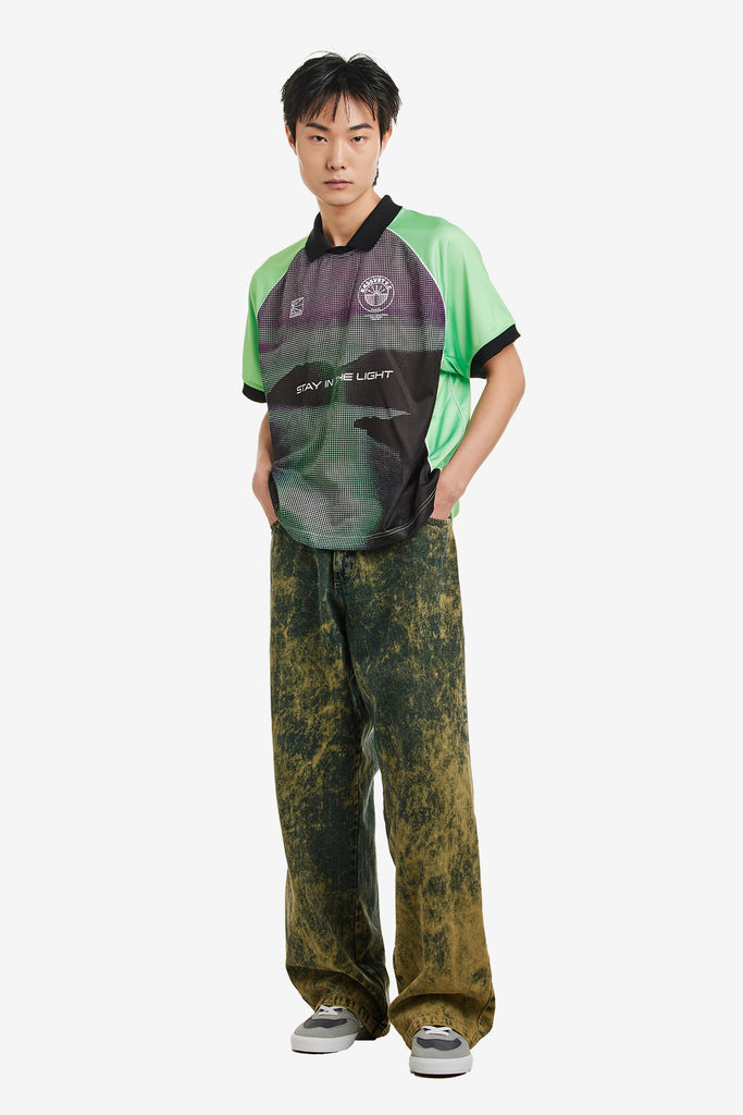 ACID WASH BAGGY DENIM PANTS - WORKSOUT WORLDWIDE