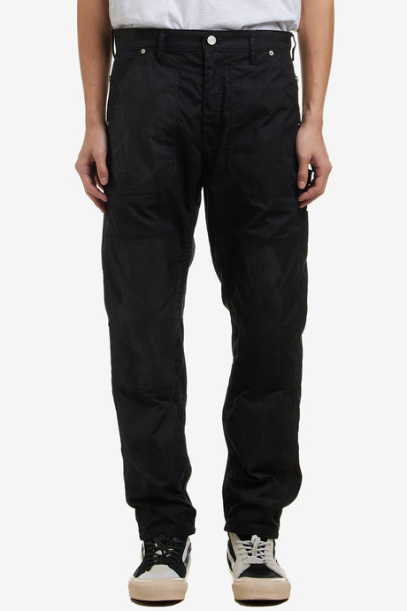 WAXED COTTON WORK PANTS
