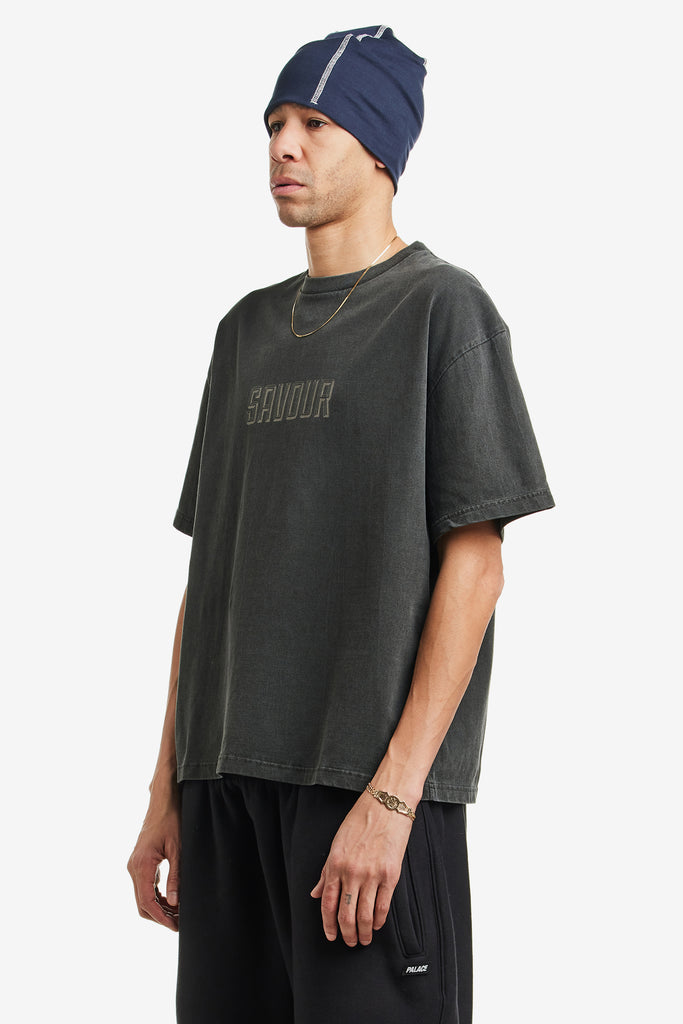 SAVOUR OVER DYED CURB LOGO SHIRT - WORKSOUT WORLDWIDE