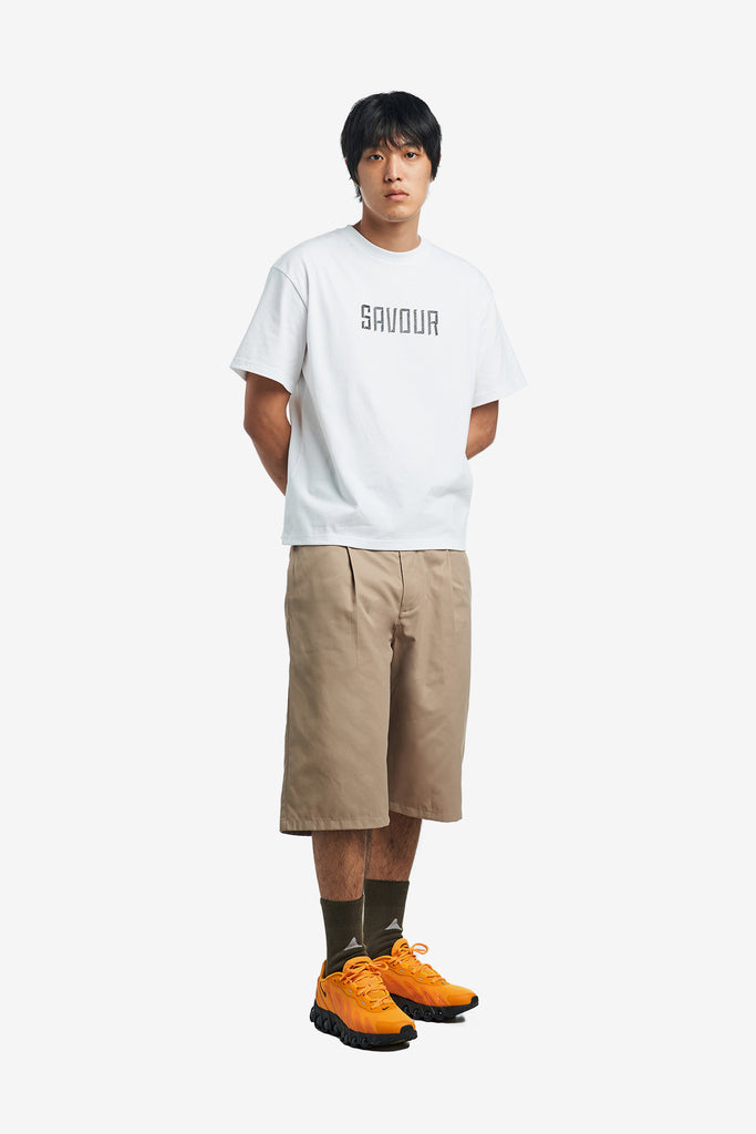 SAVOUR CURB LOGO TEE - WORKSOUT WORLDWIDE