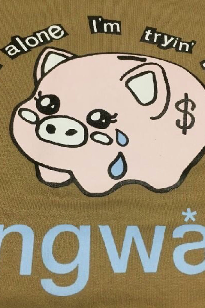 LEAVE ME ALONE I'M TRYIN TO GROE!!! CREWNECK SWEARSHIRT - WORKSOUT WORLDWIDE