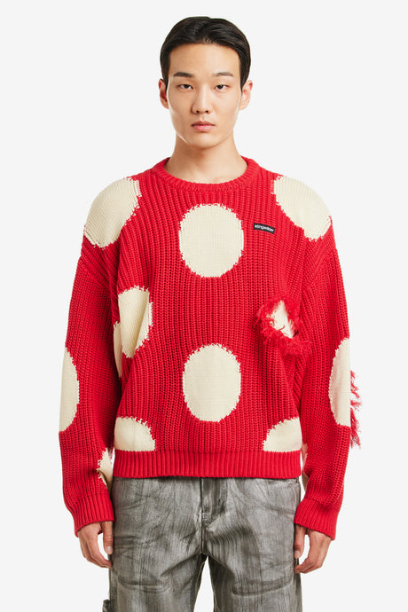 MASHROOM KNIT SWEATER
