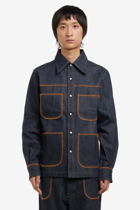 DENIM BUSH SHIRT INSIDE OUT