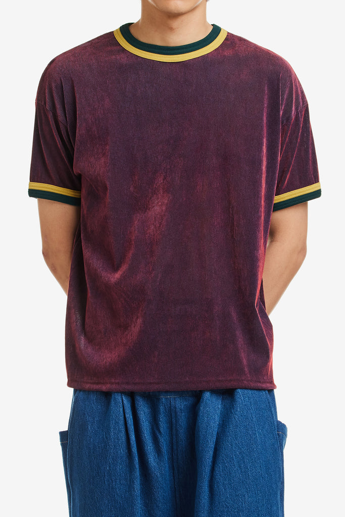 MESH VELOUR H/S T-SHIRT - WORKSOUT WORLDWIDE