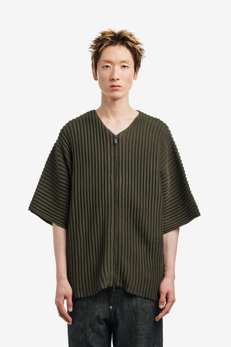 RIB KNIT KIMONO TOP