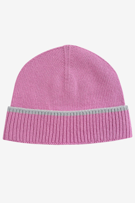 CONTRAST STRIPE WOOL BEANIE