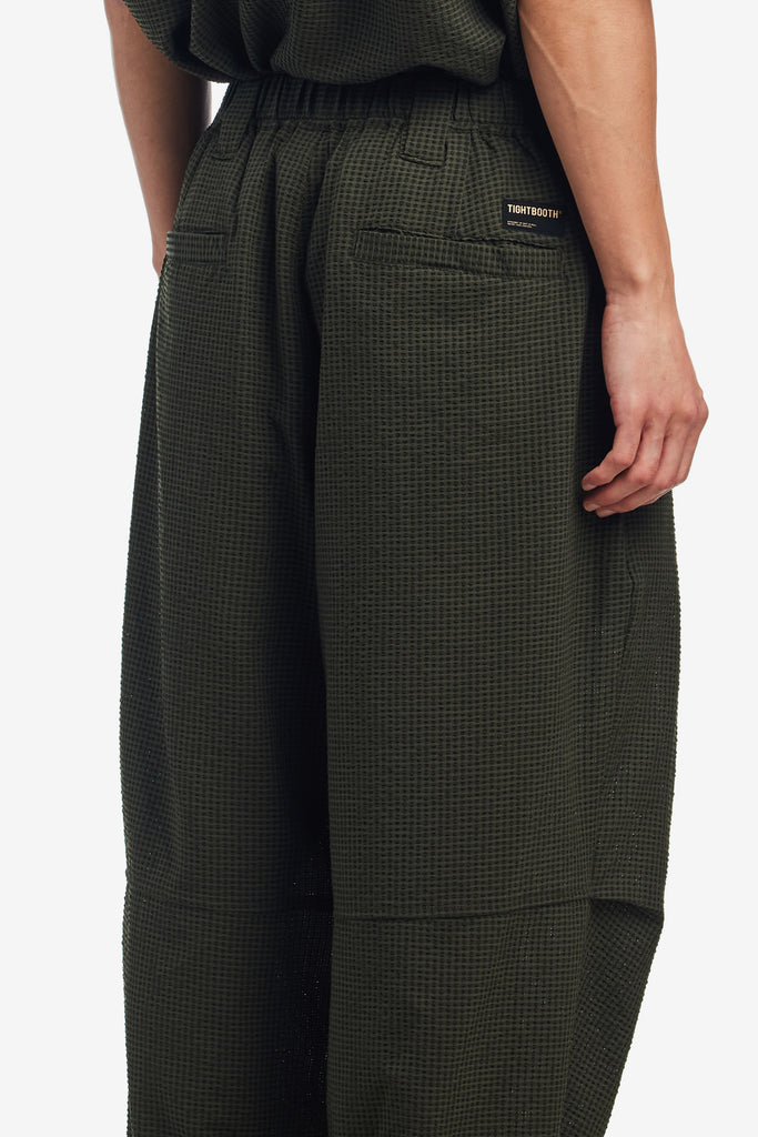 SEERSUCKER BALLOON PANTS - WORKSOUT WORLDWIDE