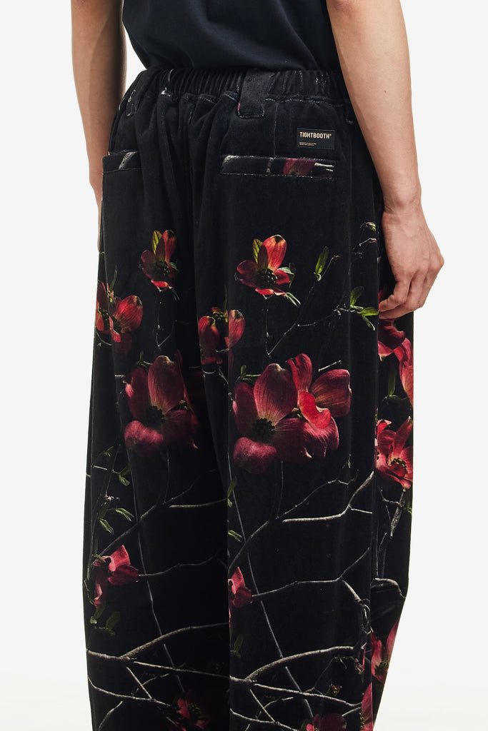 DOGWOOD VELOUR BALLOON PANTS - WORKSOUT WORLDWIDE