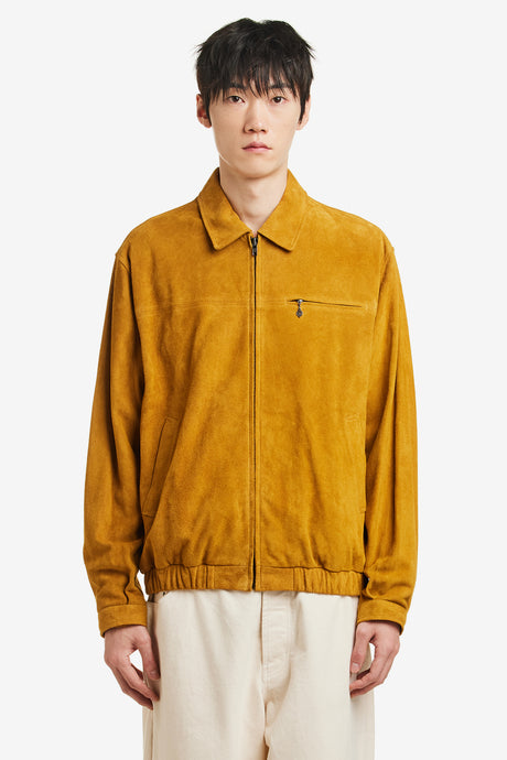 SUEDE HARRINGTON JACKET