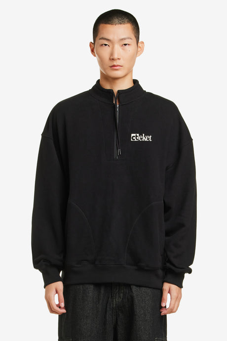 PLAN HALF ZIP-UP SWEATSHIRT