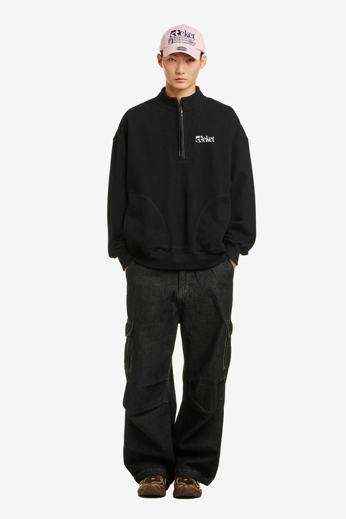 PLAN HALF ZIP-UP SWEATSHIRT - WORKSOUT WORLDWIDE