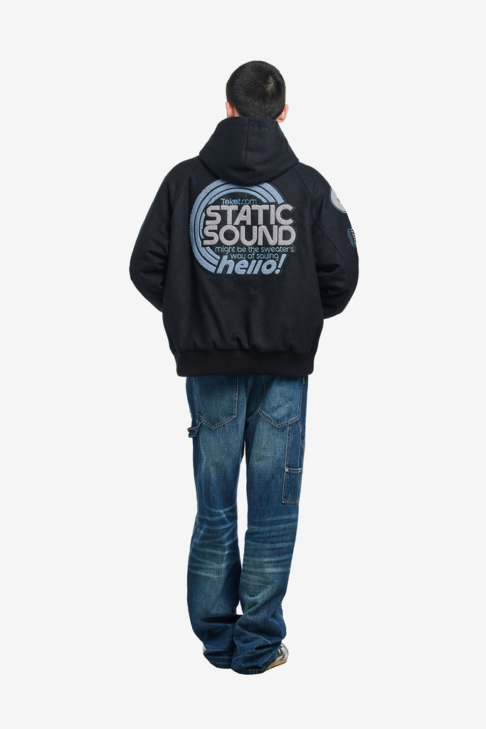 STATIC SOUND VARSITY JACKET - WORKSOUT WORLDWIDE
