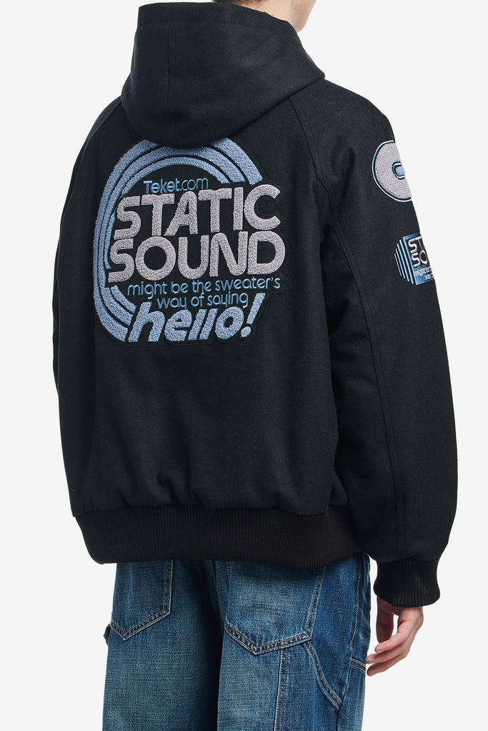 STATIC SOUND VARSITY JACKET - WORKSOUT WORLDWIDE