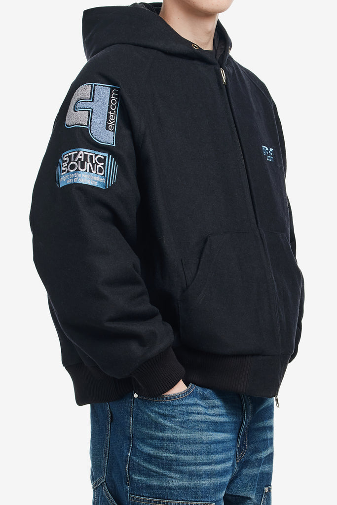 STATIC SOUND VARSITY JACKET - WORKSOUT WORLDWIDE