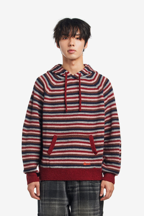 HARMONY STRIPE KNIT HOODIE