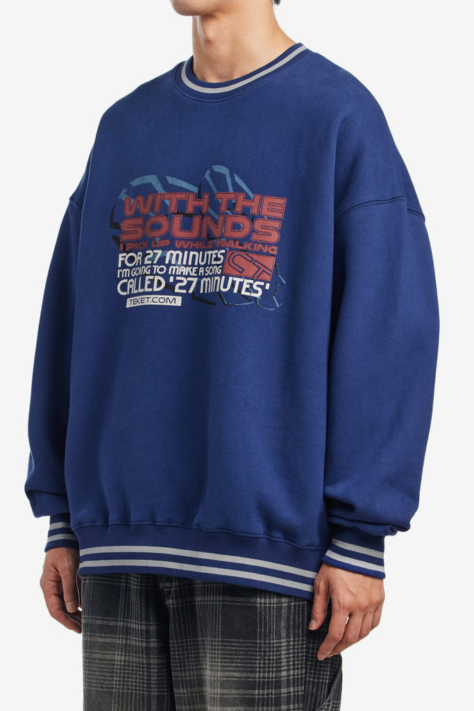 27 MINUTES SONG SWEATSHIRT - WORKSOUT WORLDWIDE